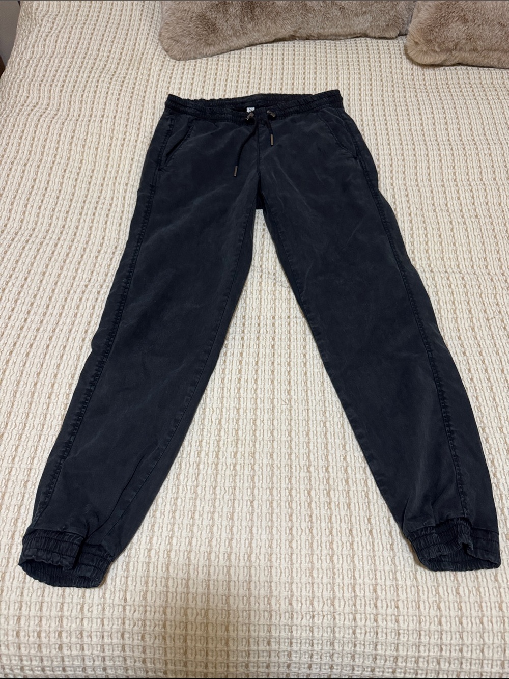 Zara Black Drawstring Jogger Pants